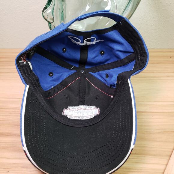 Nascar Jimmie Johnson #48 Team Lowe's Racing Hat Blue Black Official Pit Cap NWT - Picture 9 of 9